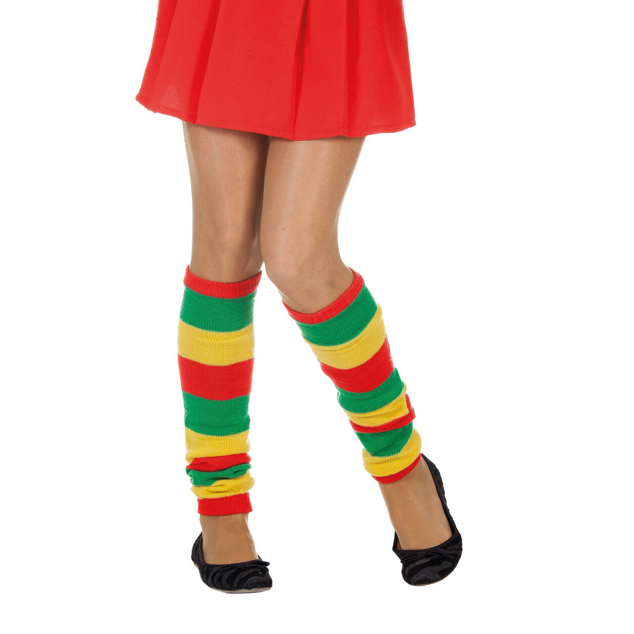 Op deze afbeelding zie je een Accessoires, van het merk Wilbers. Beenwarmers Rood Geel Groen