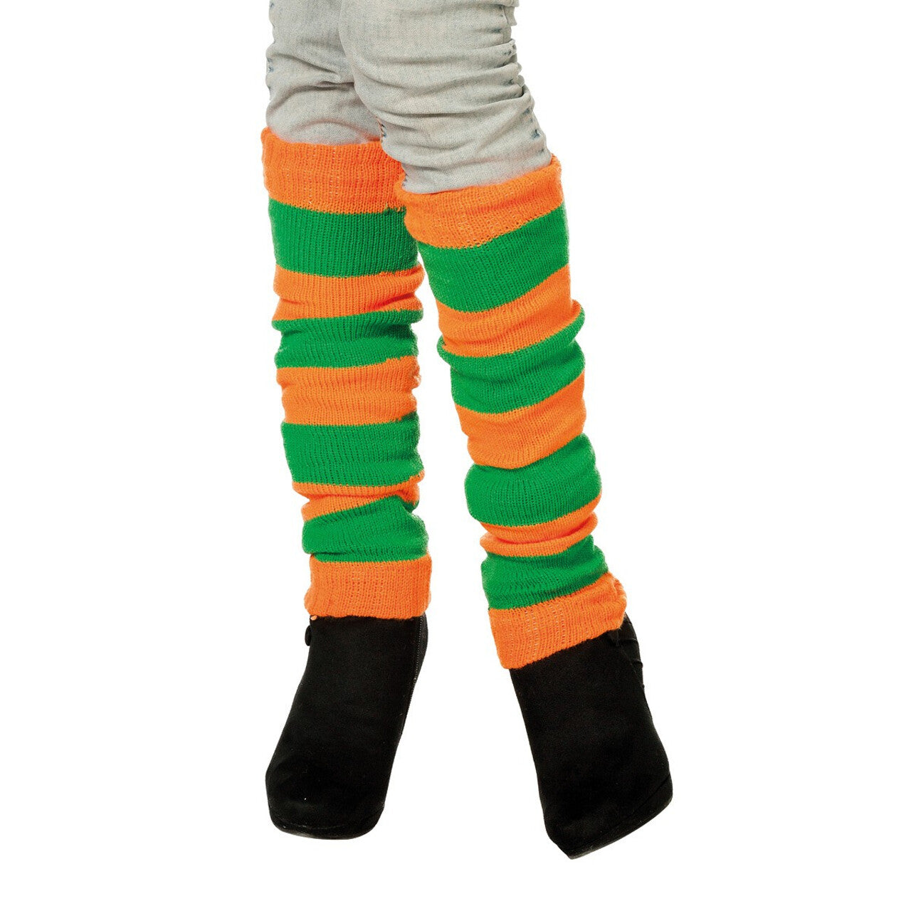 Op deze afbeelding zie je een Accessoires, van het merk Wilbers. Beenwarmers Oranje Groen Tilburg