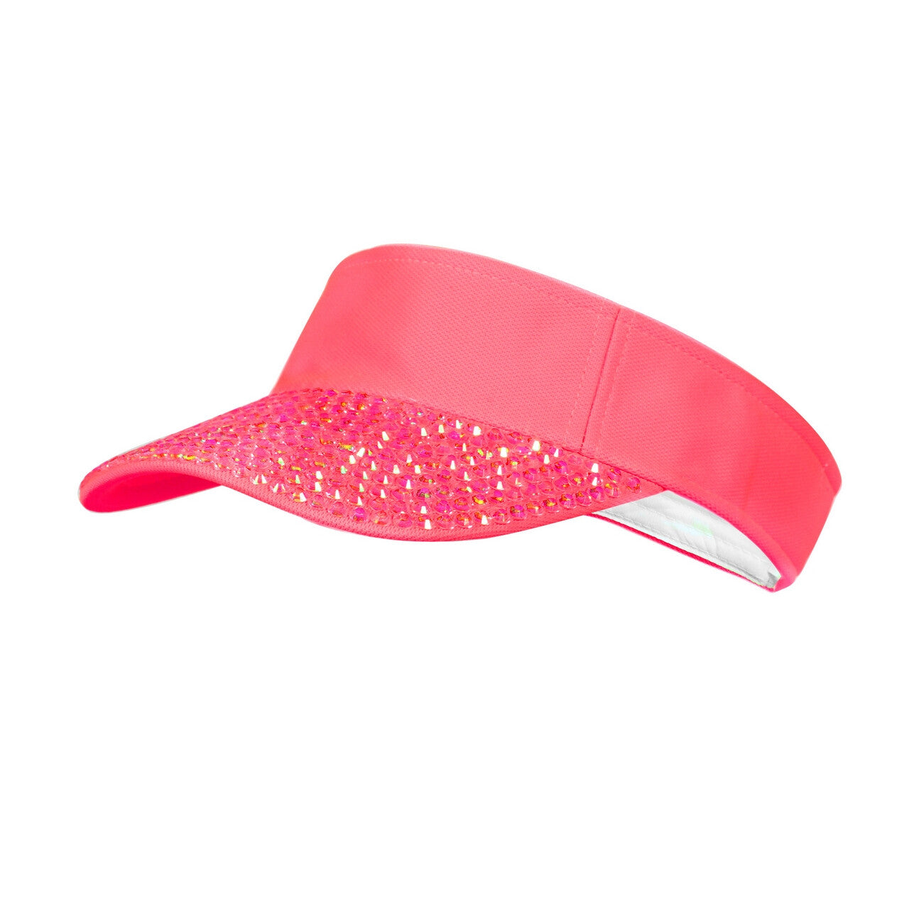 Op deze afbeelding zie je een Accessoires, van het merk Wilbers. Roze Bling Bling Zonneklep