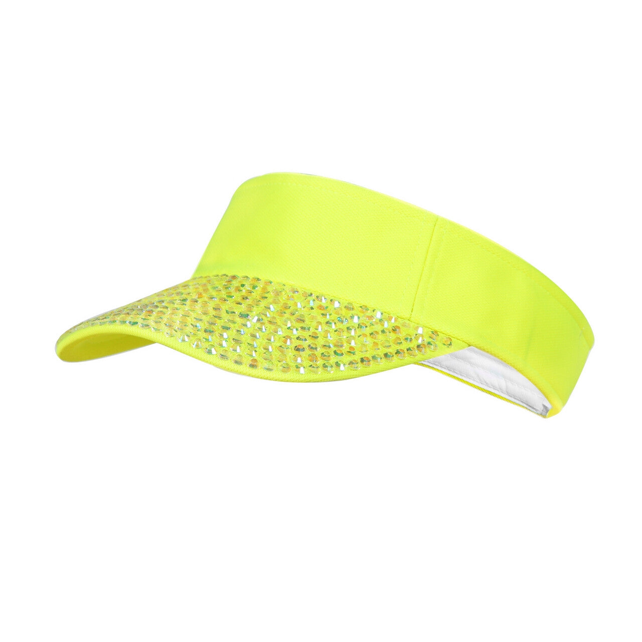 Op deze afbeelding zie je een Accessoires, van het merk Wilbers. Gele Bling Bling Zonneklep