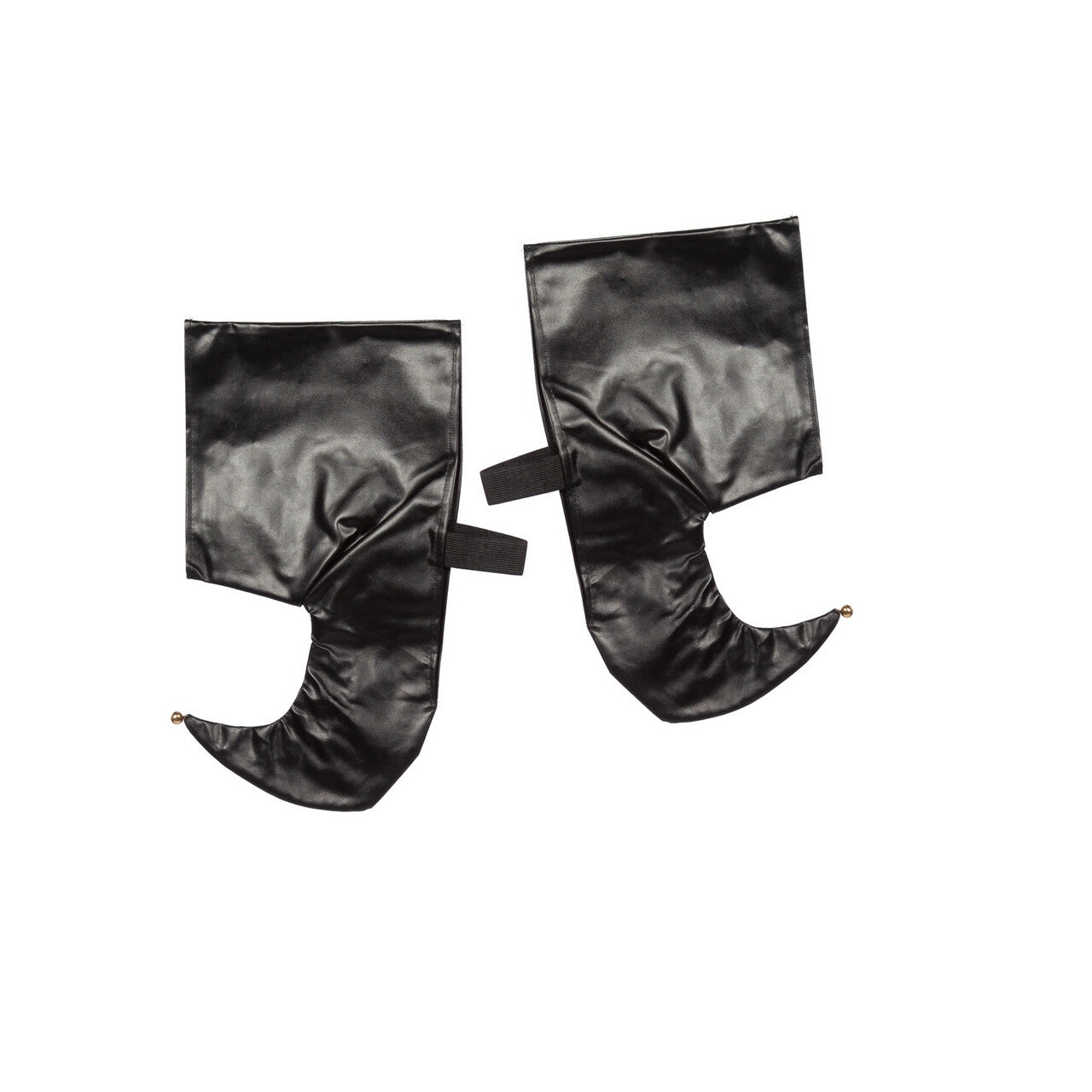 Op deze afbeelding zie je een Accessoires, van het merk Wilbers. Elfenschoenen Lederlook Zwart