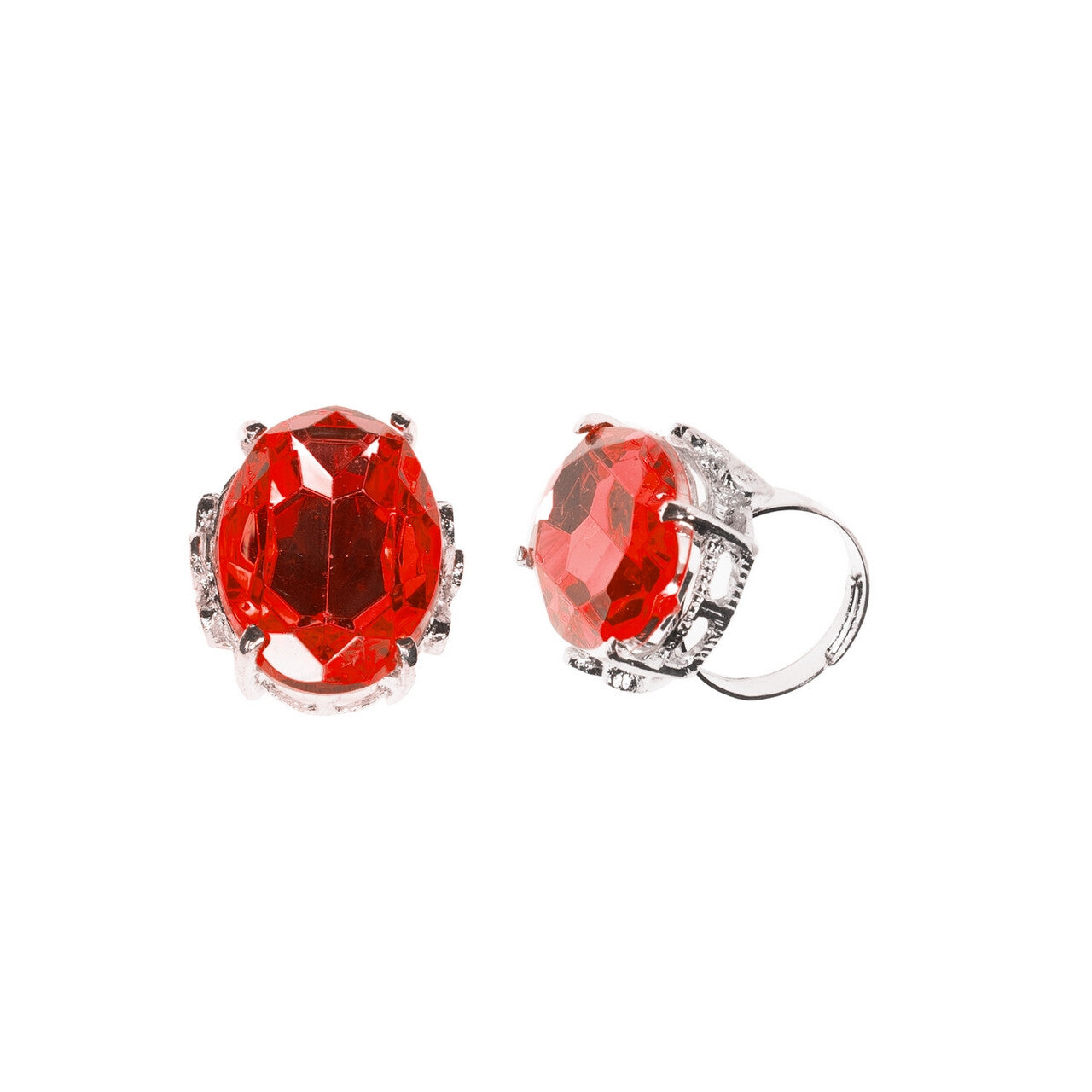 Op deze afbeelding zie je een Accessoires, van het merk Wilbers. Ring Met Rode Steen