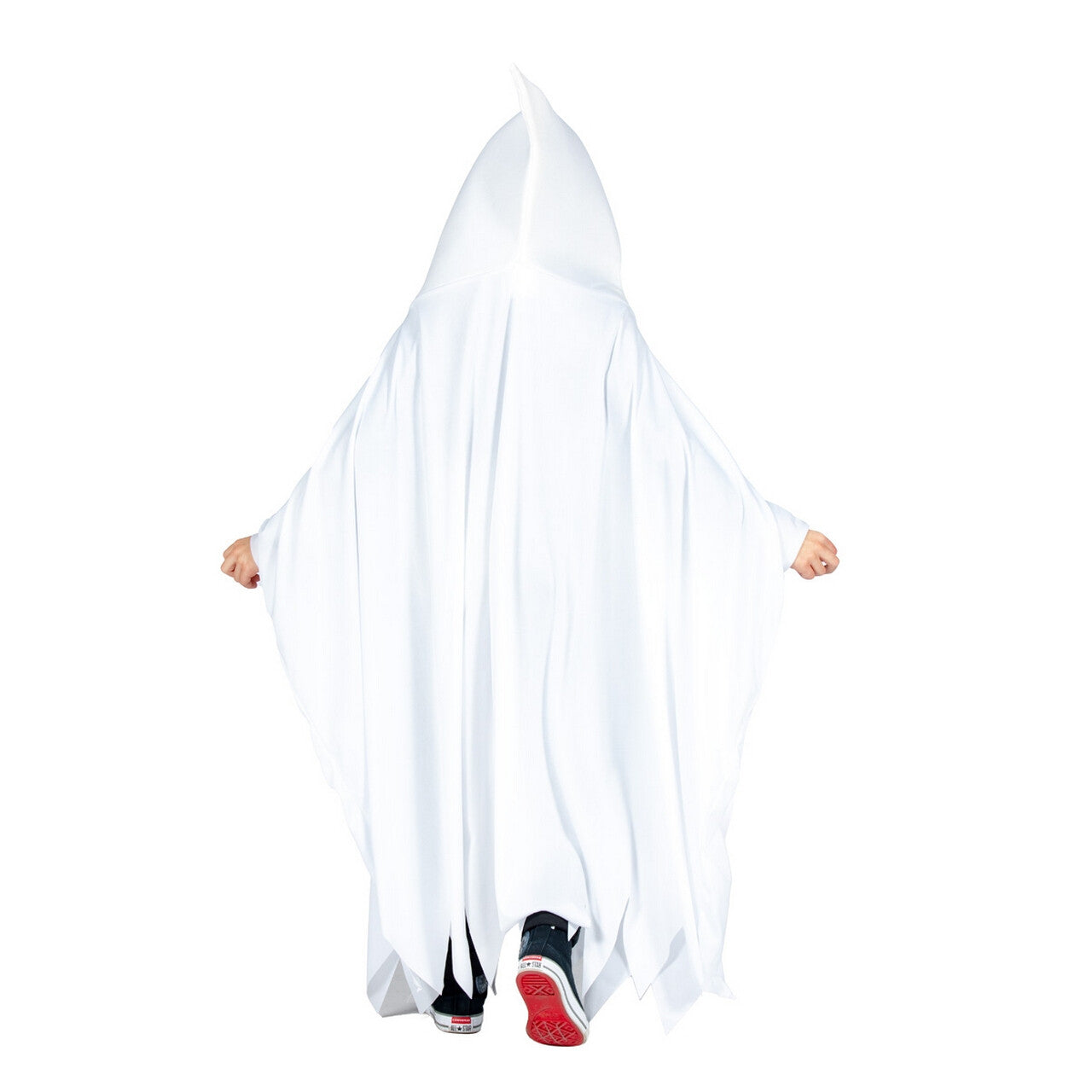 Op deze afbeelding zie je een Kostuums, van het merk Wilbers. Scary Casper Het Witte Spookje Kind Kostuum