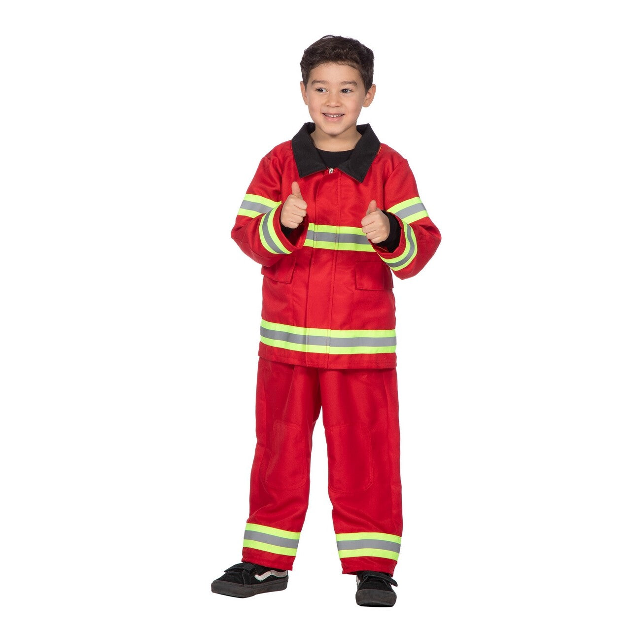 Op deze afbeelding zie je een Kostuums, van het merk Wilbers. Jeugdige Brandweerman Kind Kostuum
