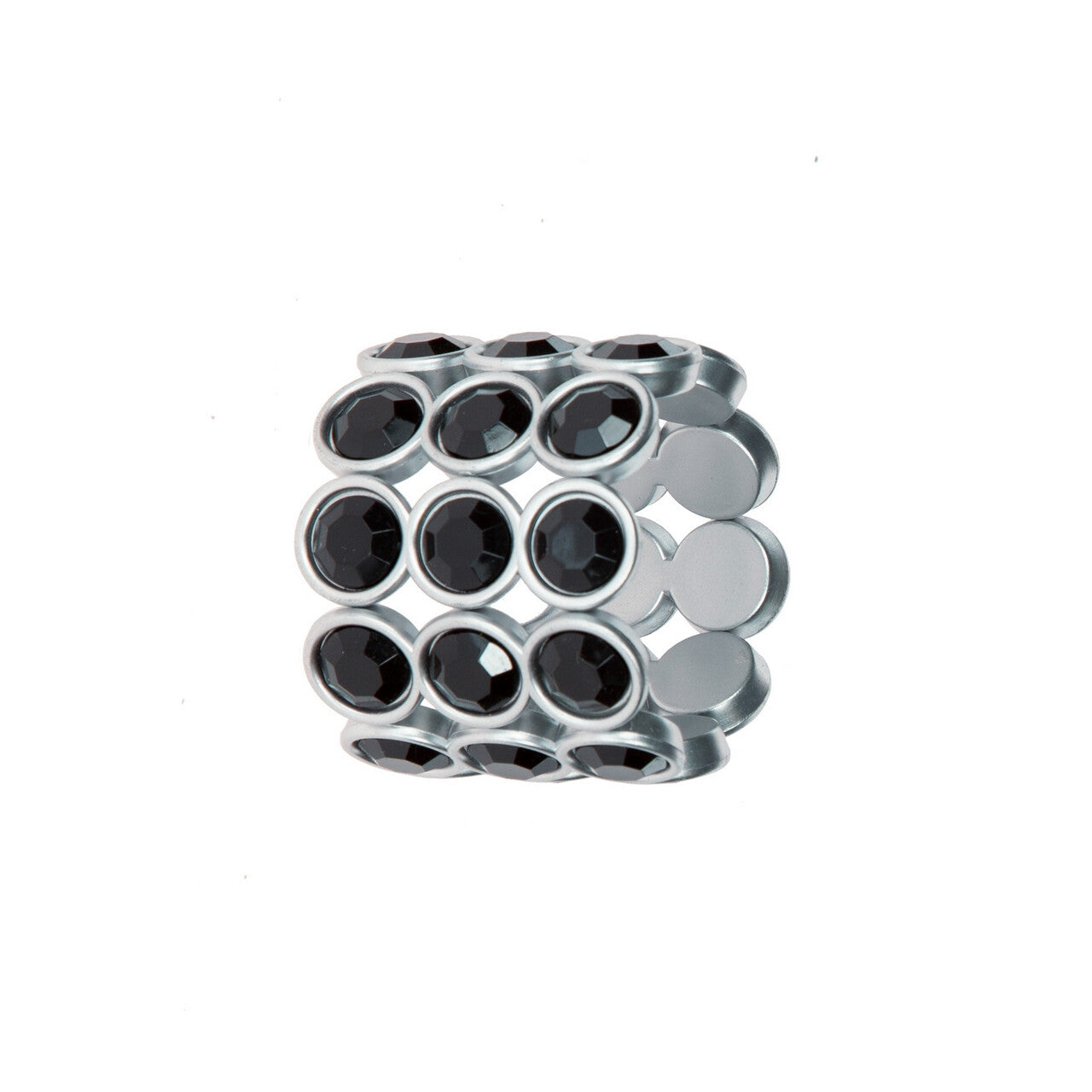 Op deze afbeelding zie je een Accessoires, van het merk Wilbers. Armband Blingbling Zwart Groot