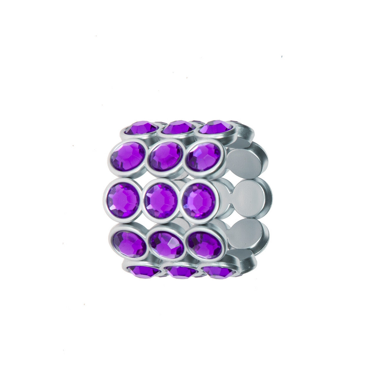 Op deze afbeelding zie je een Accessoires, van het merk Wilbers. Armband Blingbling Paars Groot