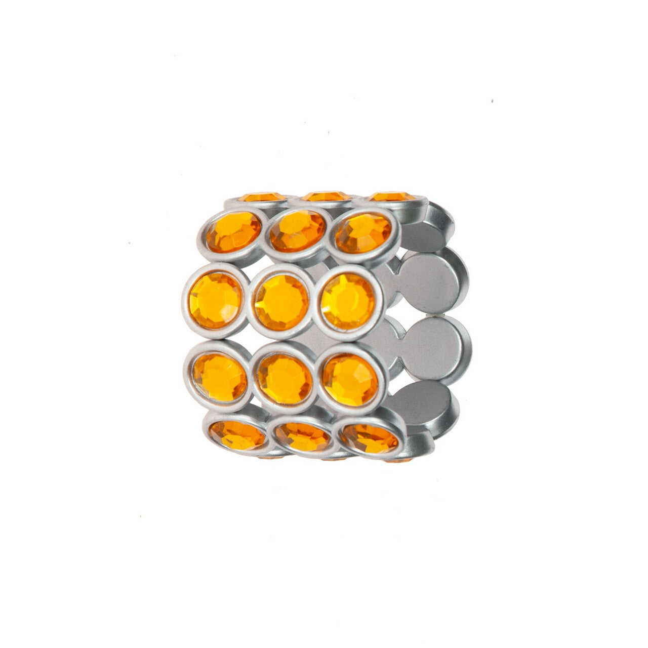 Op deze afbeelding zie je een Accessoires, van het merk Wilbers. Armband Blingbling Geel Groot