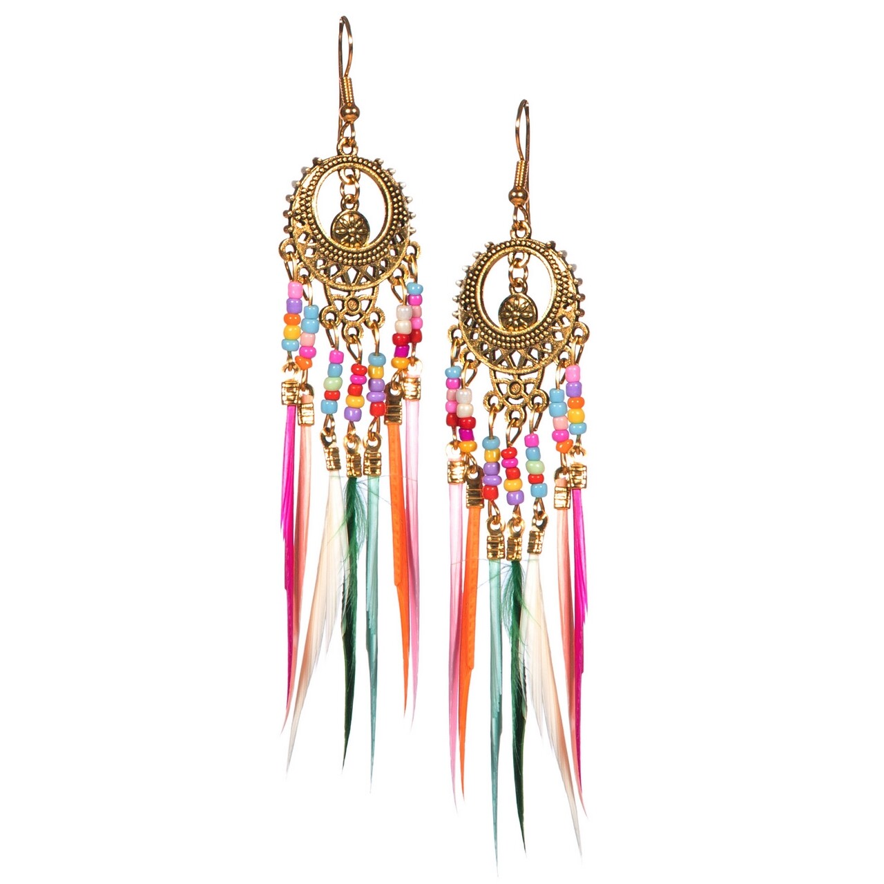 Op deze afbeelding zie je een Accessoires, van het merk Wilbers. Oorbellen Feather Furie
