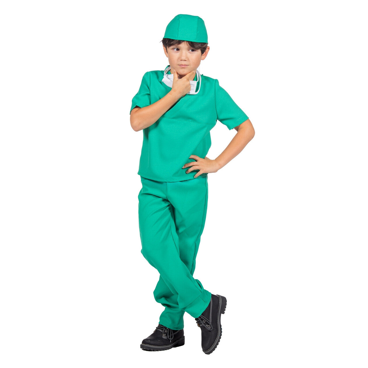 Op deze afbeelding zie je een Kostuums, van het merk Wilbers. Dokter Snijgraag Kind Kostuum