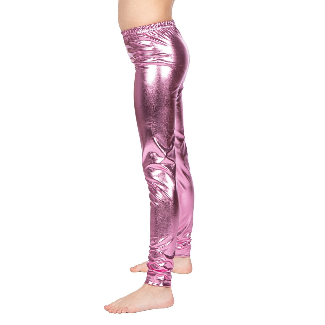 Op deze afbeelding zie je een Kostuums, van het merk Wilbers. Legging Pretty In Pink Metallic Meisje