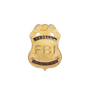 Op deze afbeelding zie je een Accessoires, van het merk Wilbers. Badge Fbi Goud