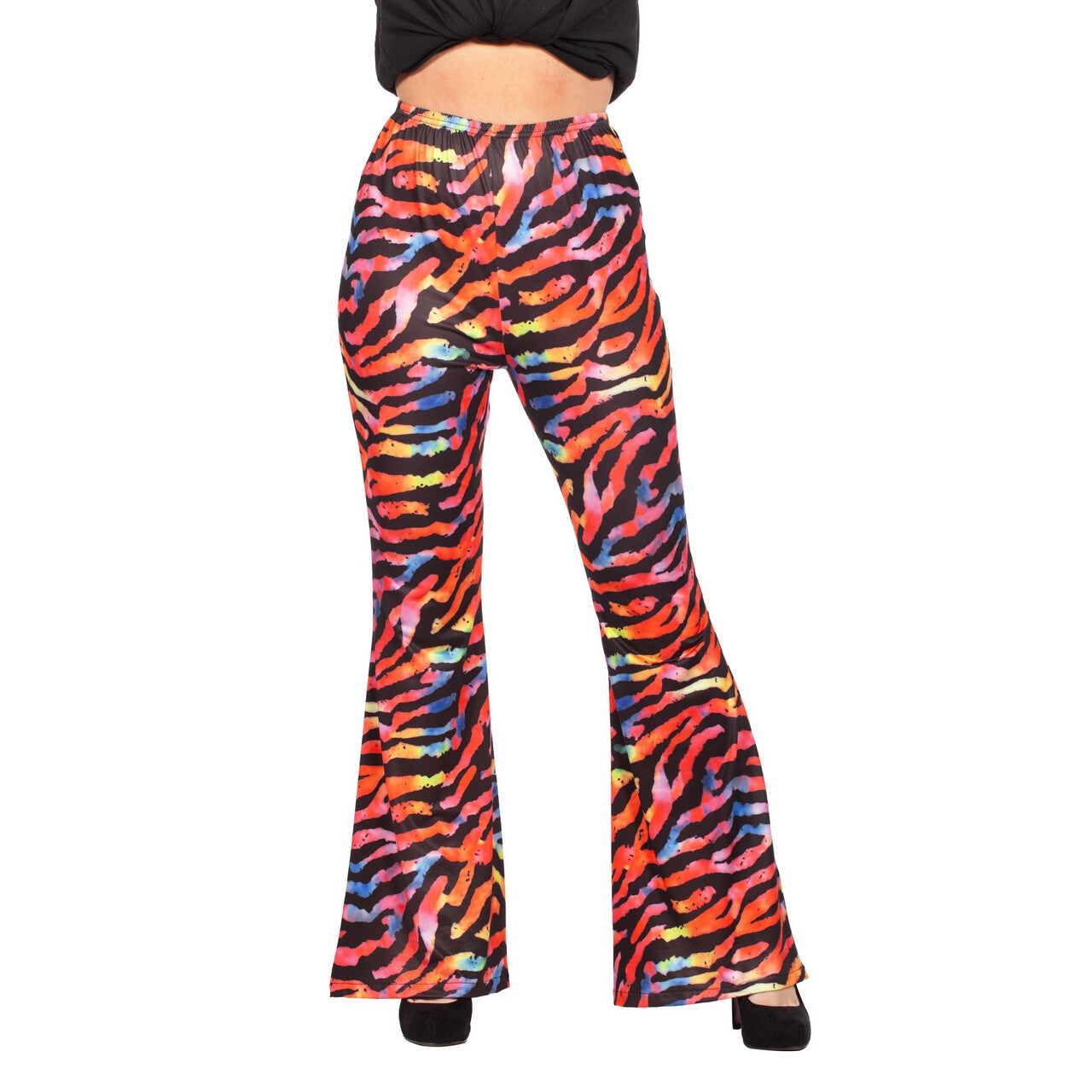 Op deze afbeelding zie je een Kostuums, van het merk Wilbers. Wild And Crazy Tiger Broek Multicolour Vrouw