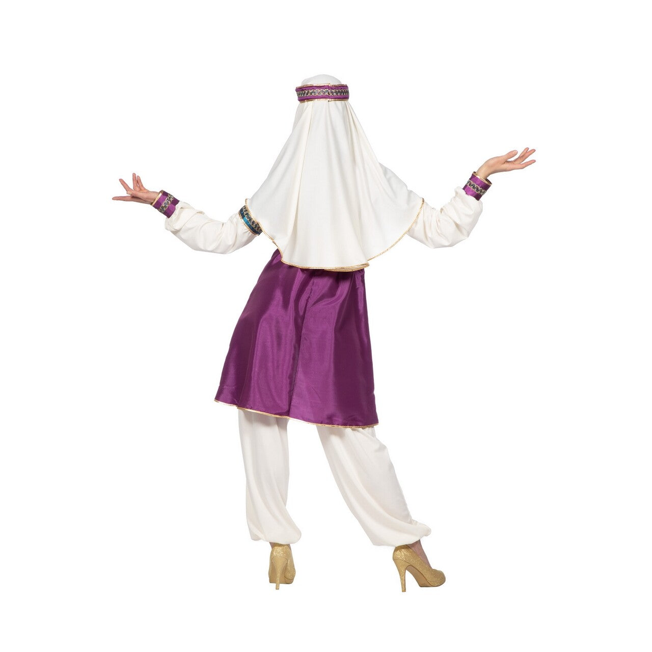 Op deze afbeelding zie je een Kostuums, van het merk Wilbers. Arabian Shiny Nights Vrouw Kostuum