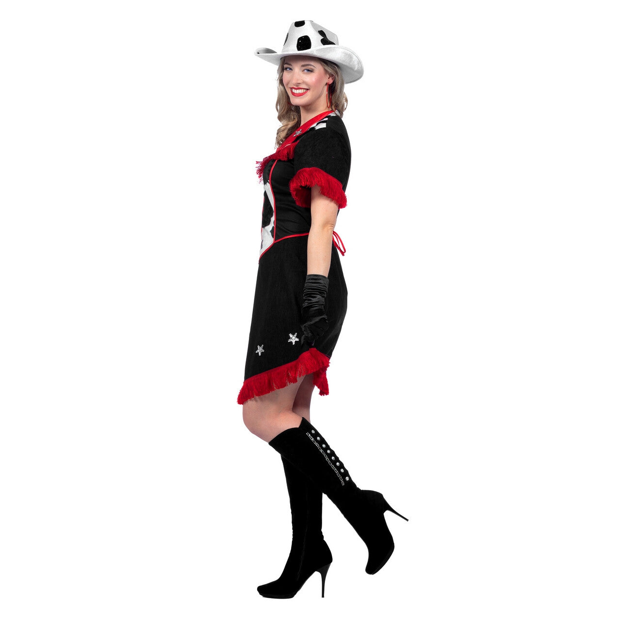 Op deze afbeelding zie je een Kostuums, van het merk Wilbers. Rodeo Cowgirl Carla Vrouw Kostuum