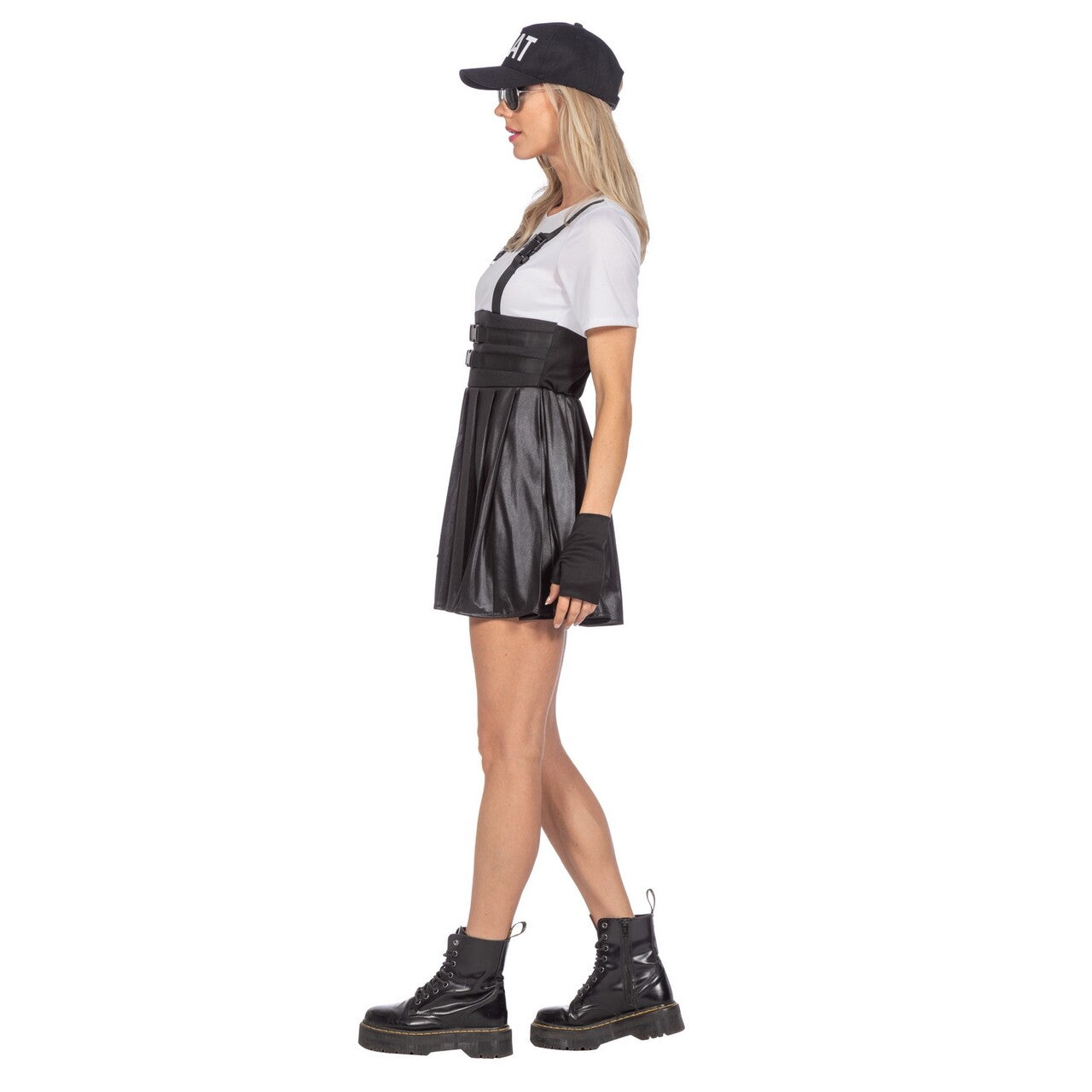 Op deze afbeelding zie je een Kostuums, van het merk Wilbers. Lady Swat Star Vrouw Kostuum