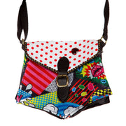 Op deze afbeelding zie je een Accessoires, van het merk Wilbers. Tas Funky Pop-Art Met Gesp
