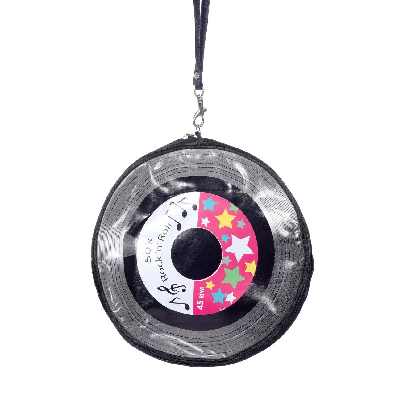 Op deze afbeelding zie je een Accessoires, van het merk Wilbers. Tas Lp Jaren 50 Rock N Roll