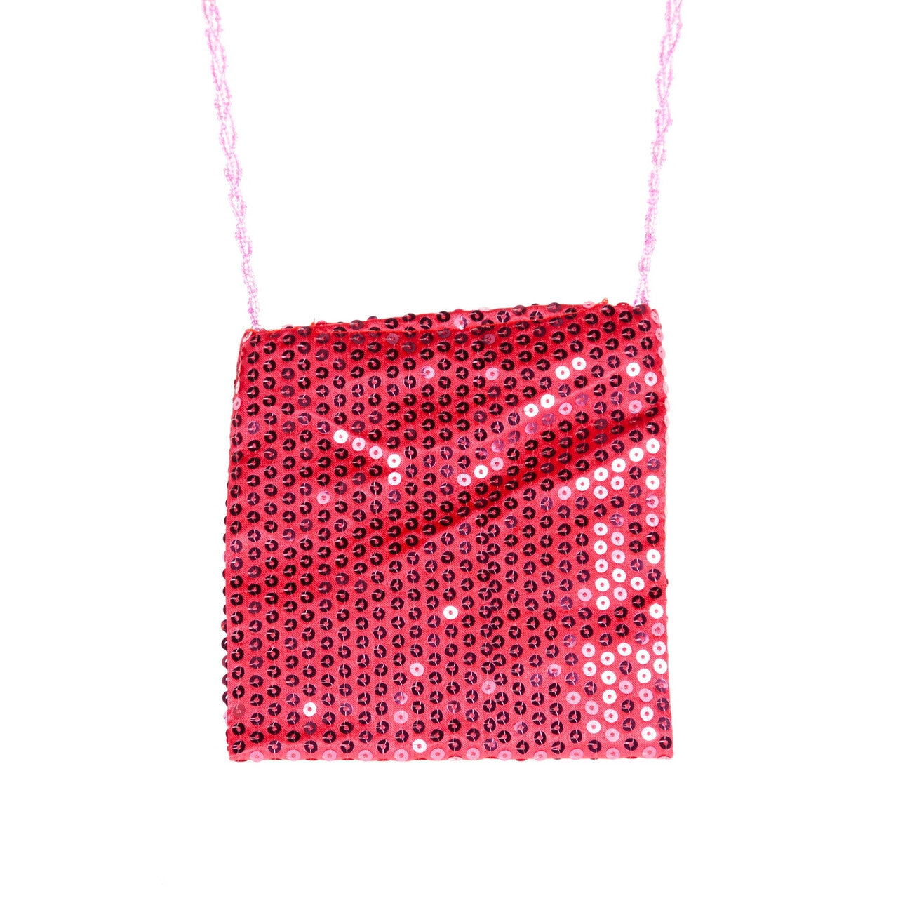 Op deze afbeelding zie je een Accessoires, van het merk Wilbers. Handtas Gala Pailletten Roze
