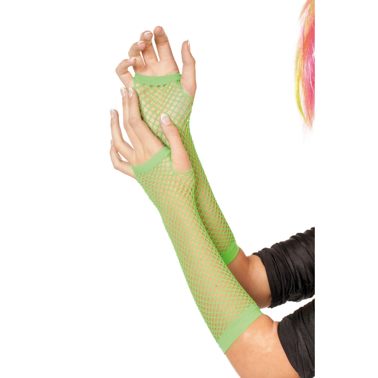 Op deze afbeelding zie je een Accessoires, van het merk Wilbers. Vingerloze Handschoenen Visnet Groen