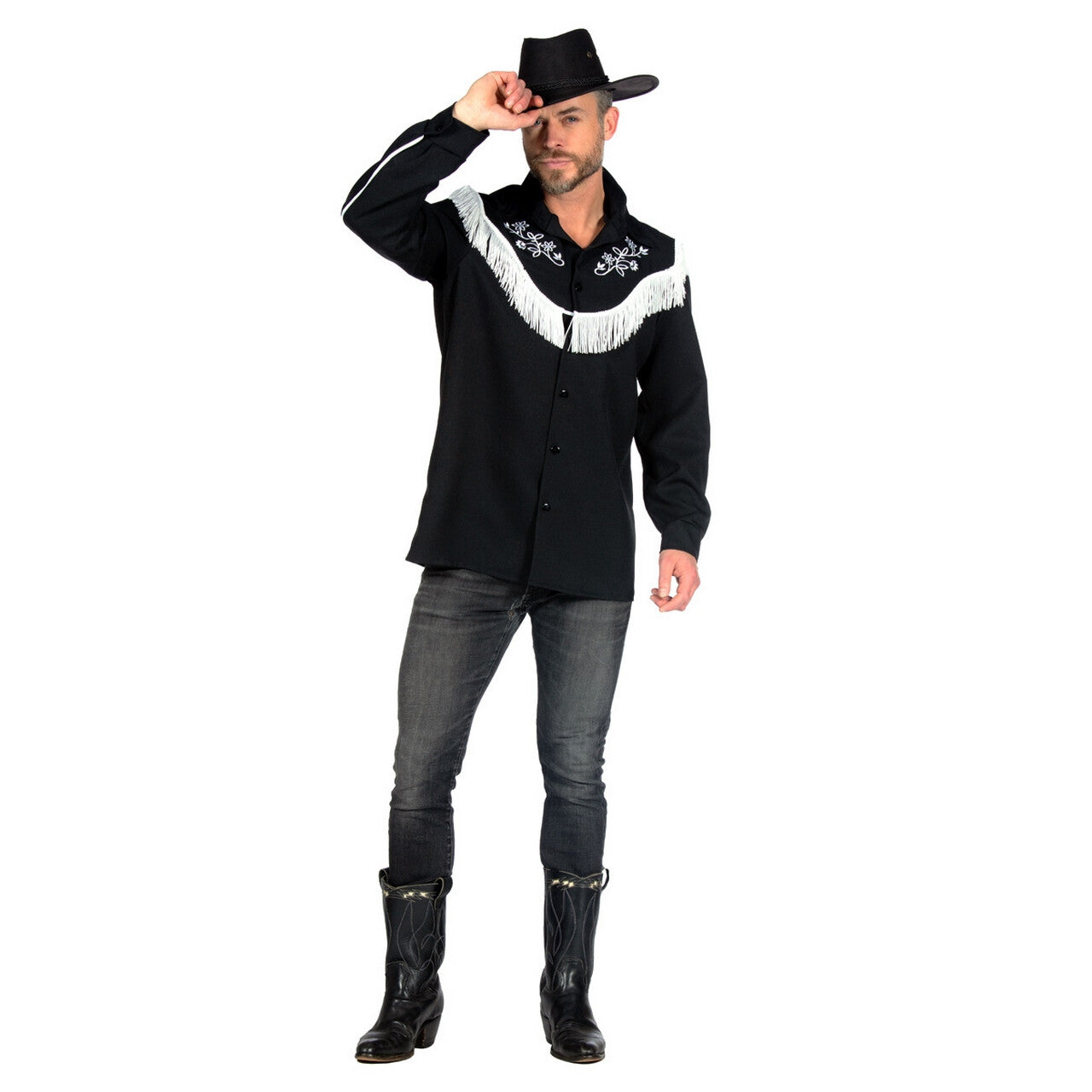 Op deze afbeelding zie je een Kostuums, van het merk Wilbers. Cowboy Bobby Cowrider Man