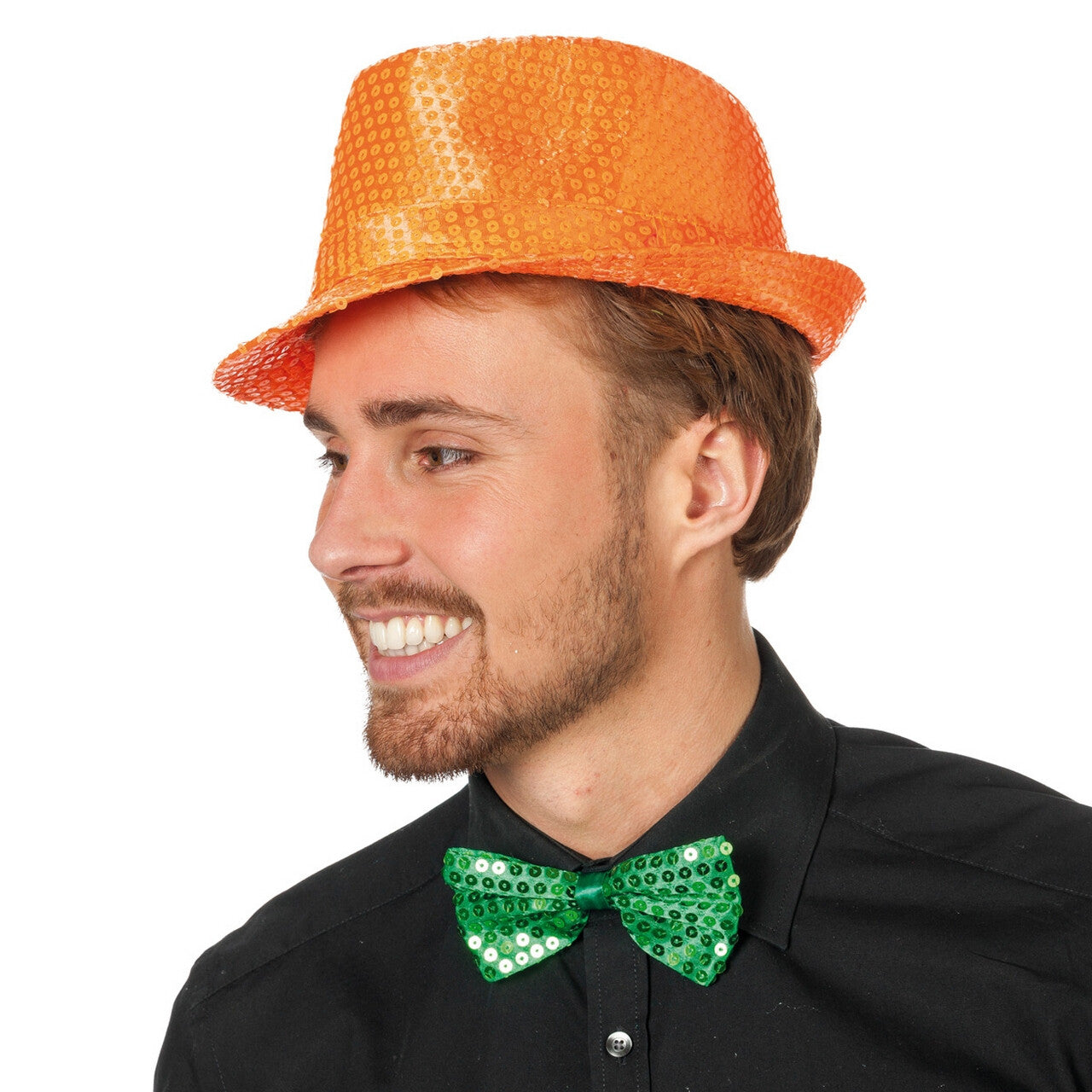 Op deze afbeelding zie je een Accessoires, van het merk Wilbers. Pailletten Strik Luxe Groen
