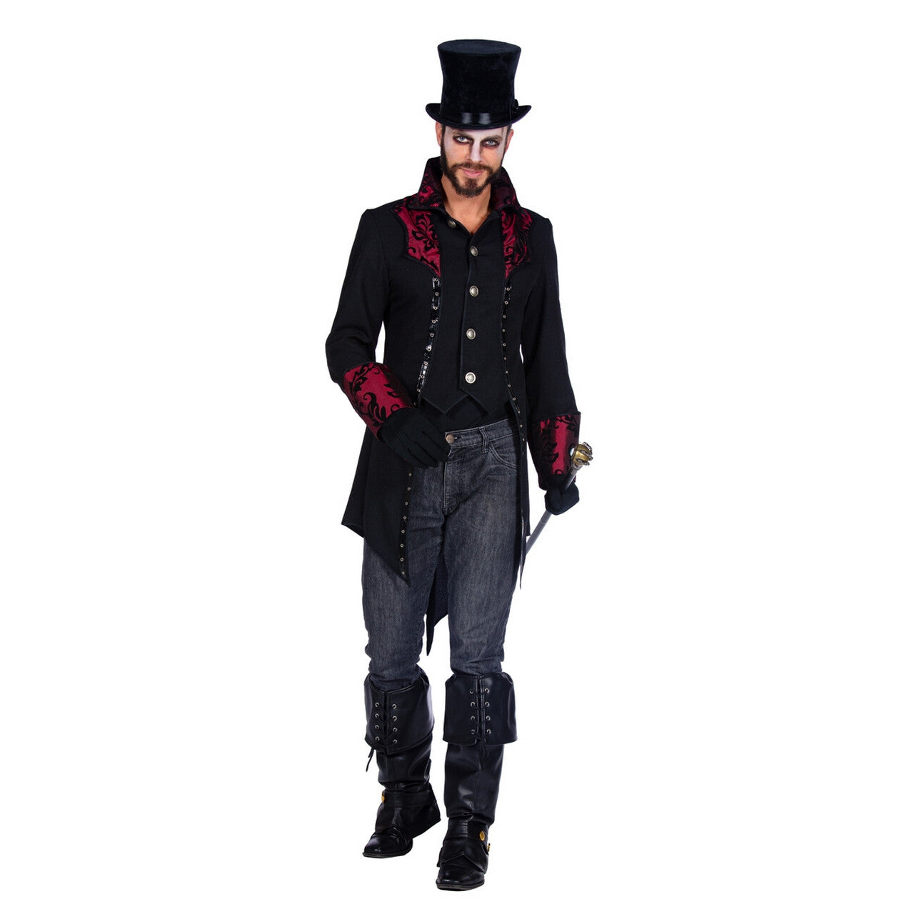 Op deze afbeelding zie je een Kostuums, van het merk Wilbers. Graaf Govert Van Skullcastle Man Kostuum
