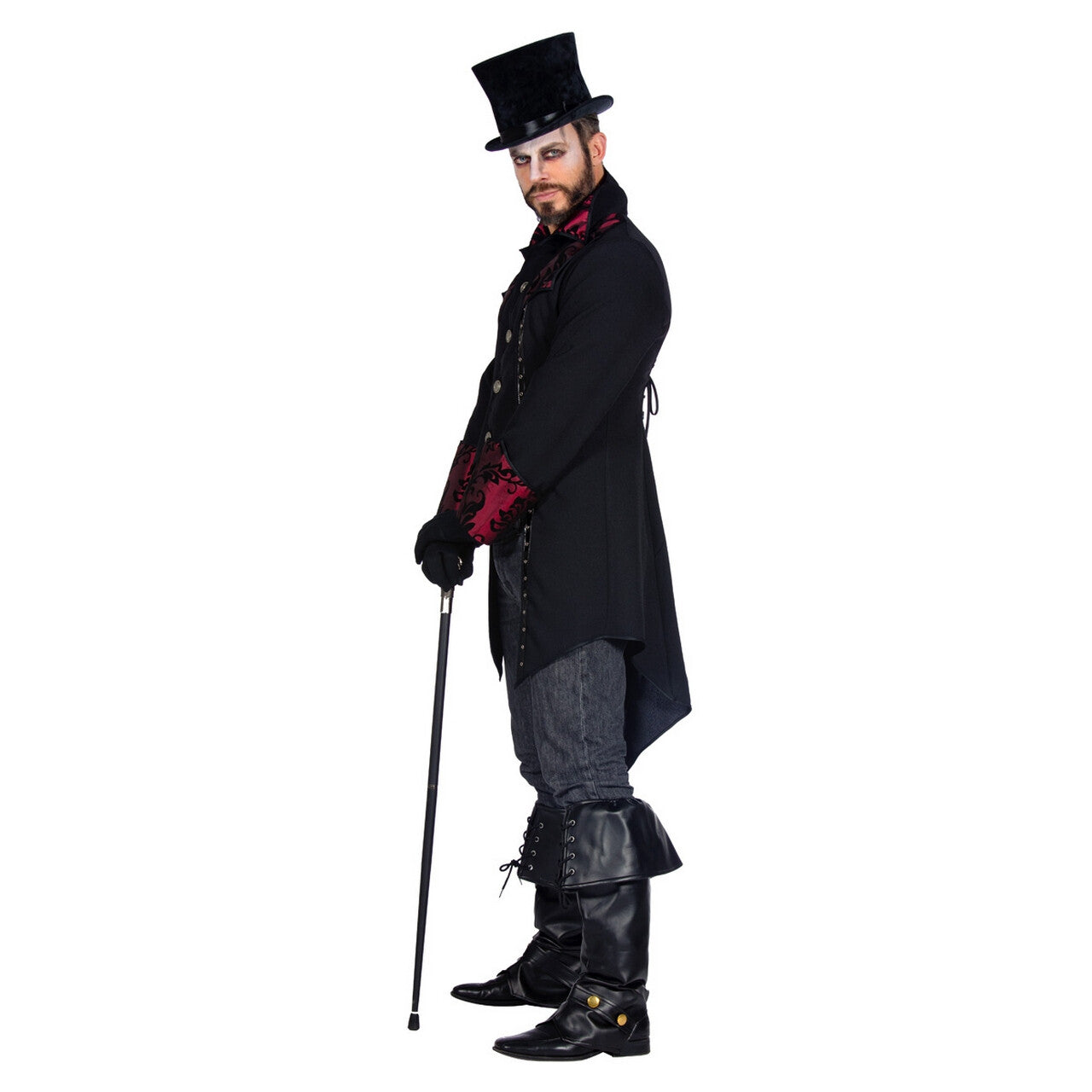 Op deze afbeelding zie je een Kostuums, van het merk Wilbers. Graaf Govert Van Skullcastle Man Kostuum