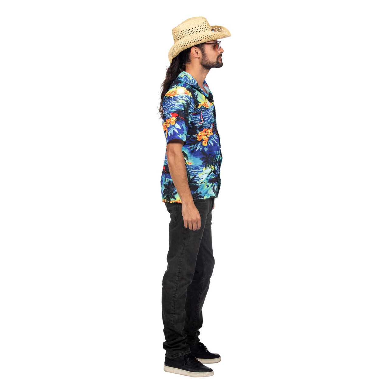 Op deze afbeelding zie je een Kostuums, van het merk Wilbers. Tropical Hawaii By Night Breeze Shirt Man Kostuum