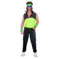 Jaren 80 Retro Raving Dave Man Kostuum