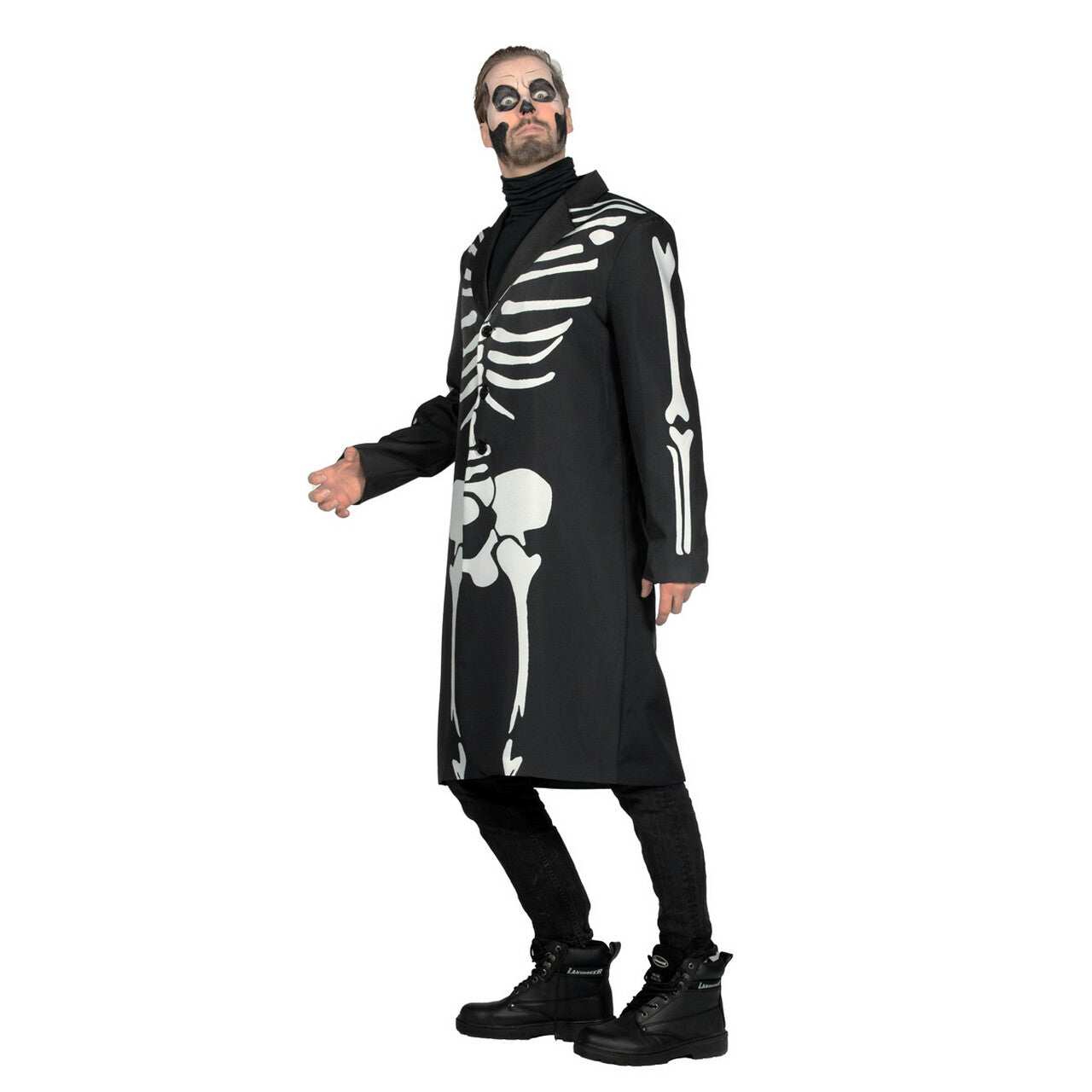Op deze afbeelding zie je een Kostuums, van het merk Wilbers. Mr Skeletman