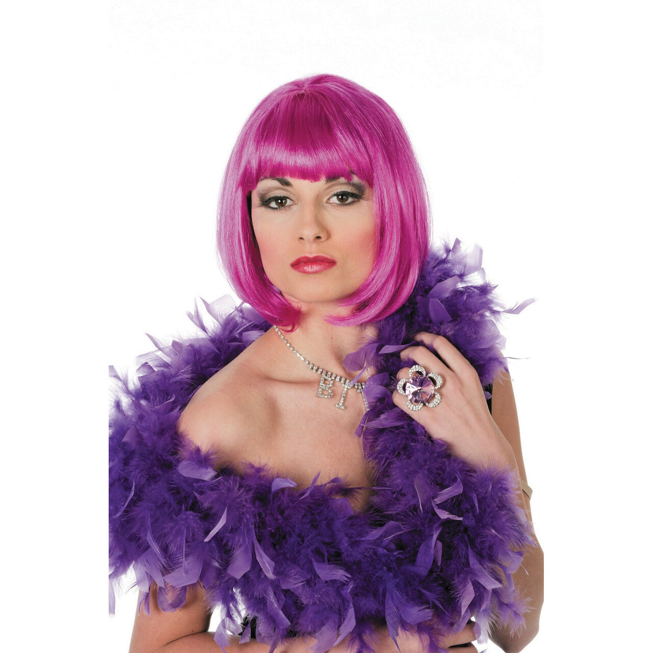 Op deze afbeelding zie je een Accessoires, van het merk Wilbers. Bob Pruik Pink Lady