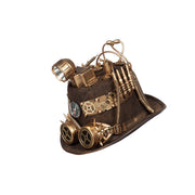 Op deze afbeelding zie je een Accessoires, van het merk Wilbers. Hoed Steampunk Met Mijnlamp (Licht)