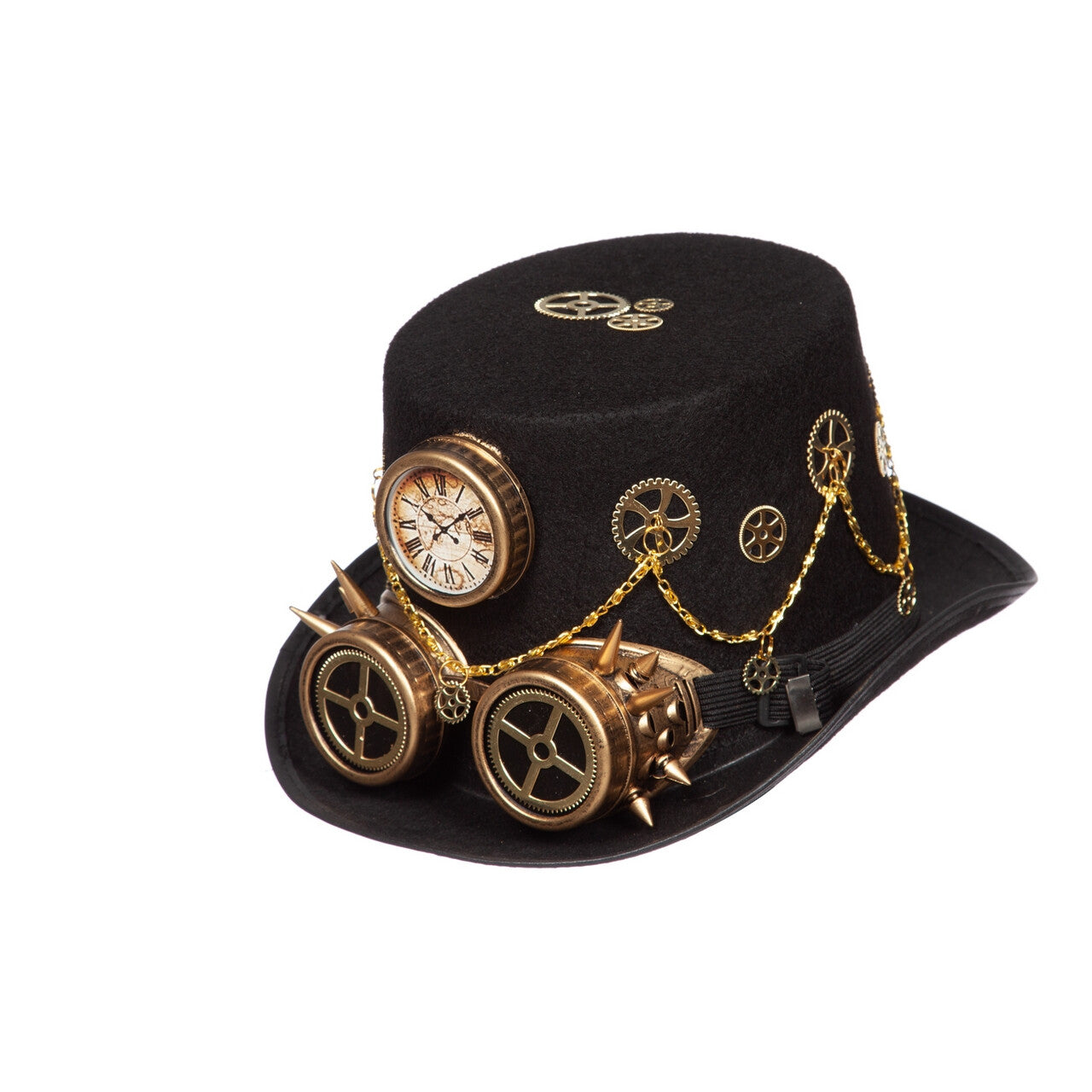 Op deze afbeelding zie je een Accessoires, van het merk Wilbers. Hoed Steampunk Verloren Tijd