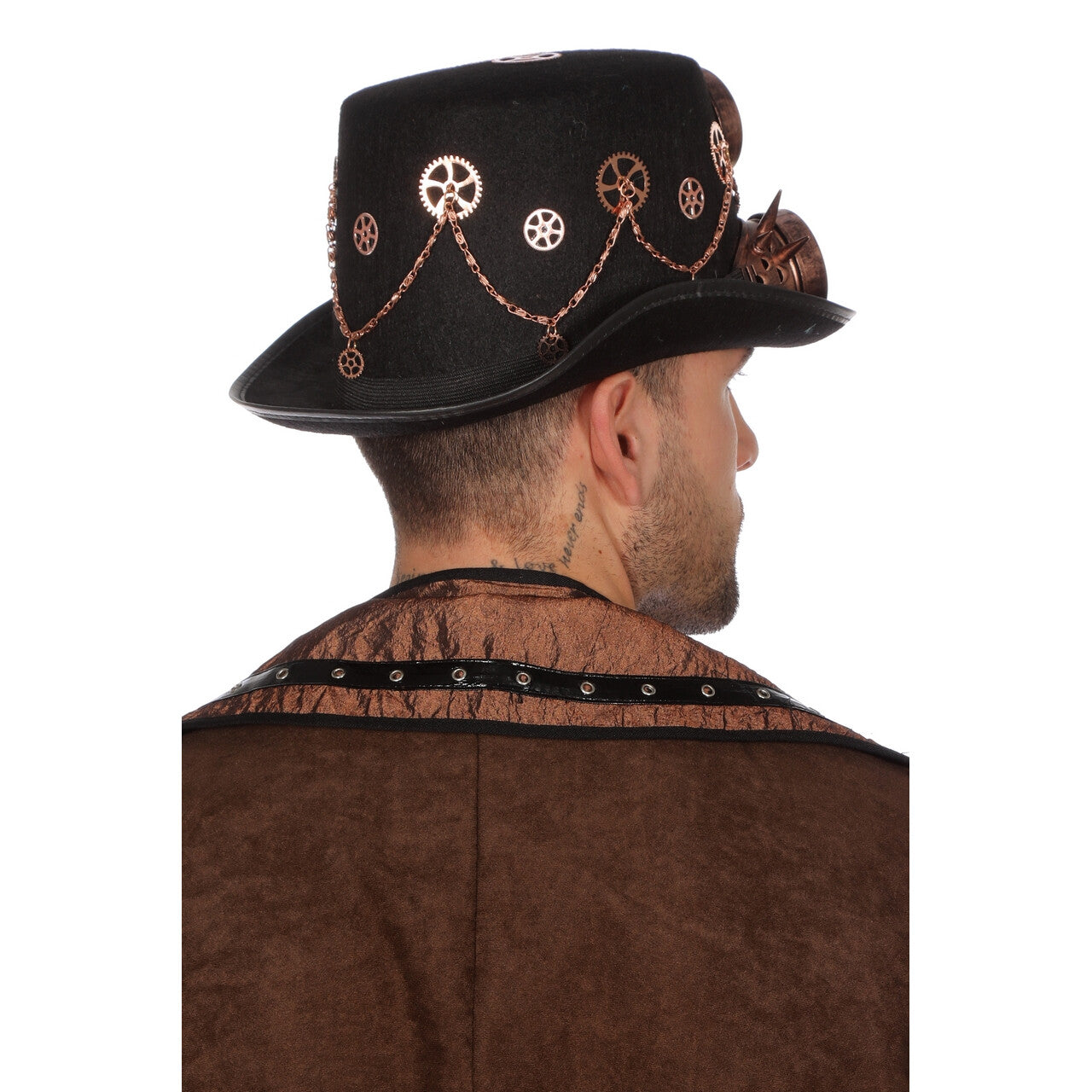 Op deze afbeelding zie je een Accessoires, van het merk Wilbers. Hoed Steampunk Tijd Is Geld