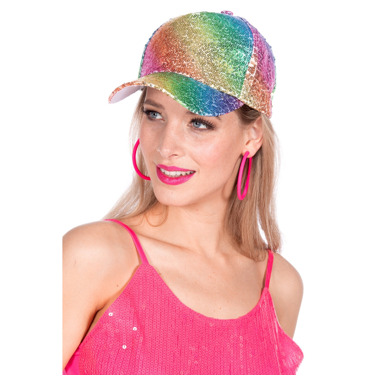 Op deze afbeelding zie je een Accessoires, van het merk Wilbers. Baseball Pet Regenboog