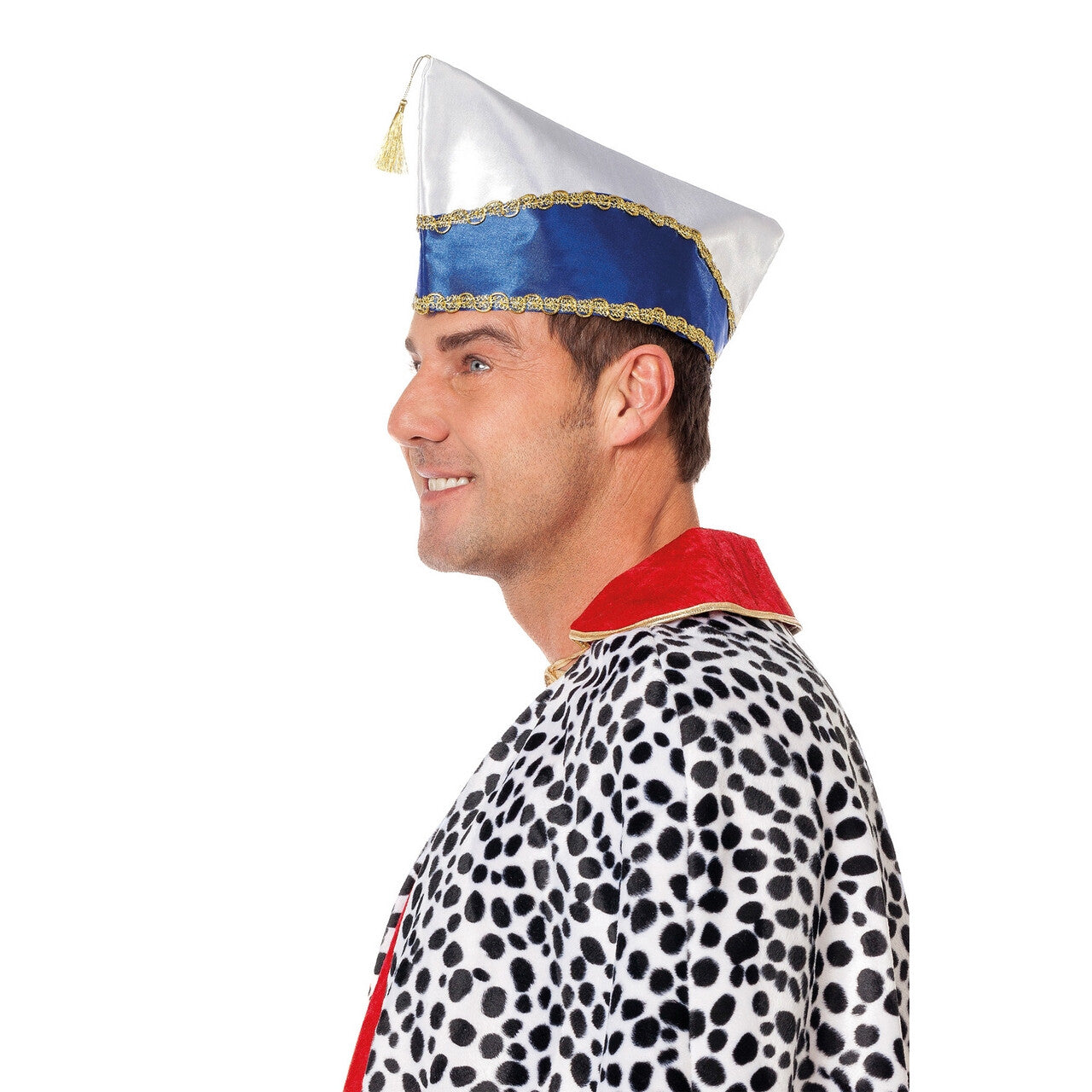 Op deze afbeelding zie je een Accessoires, van het merk Wilbers. Prins Carnaval Muts Blauw Wit