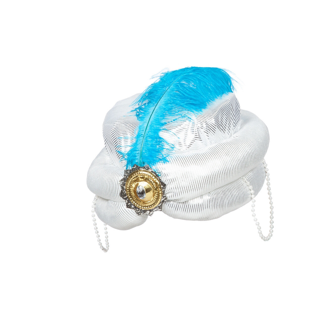 Op deze afbeelding zie je een Accessoires, van het merk Wilbers. Luxe Tulband Sultan Wit