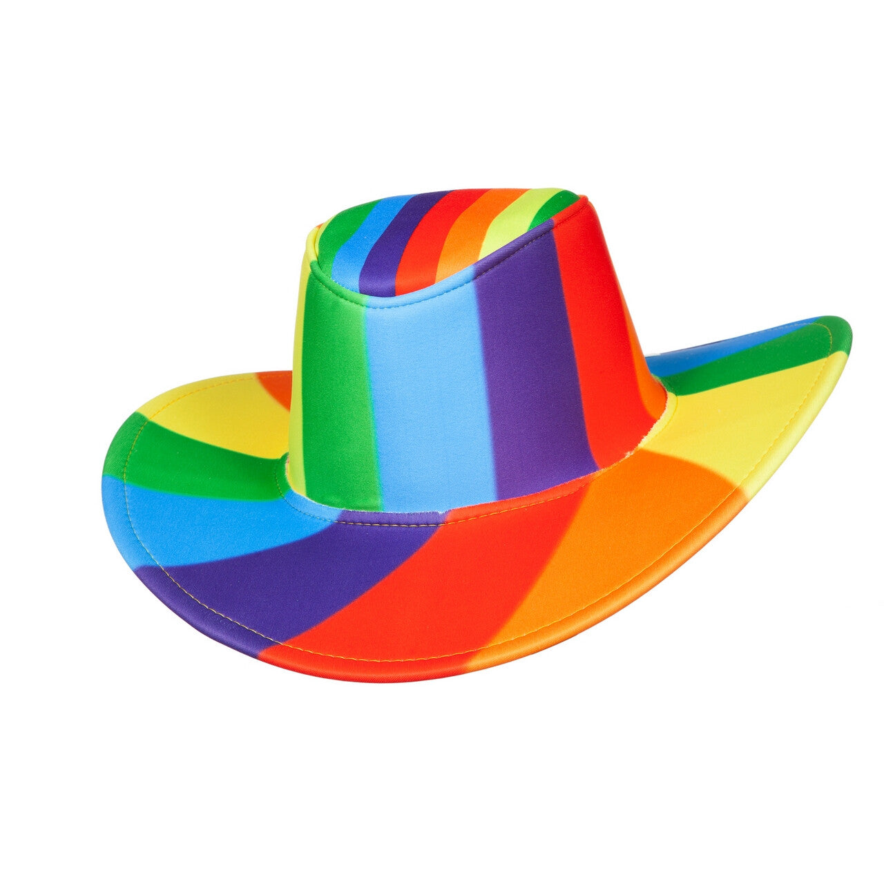 Op deze afbeelding zie je een Accessoires, van het merk Wilbers. Regenboog Festival Cowboyhoed