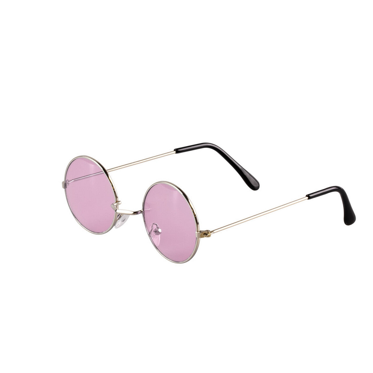 Op deze afbeelding zie je een Accessoires, van het merk Wilbers. Hippie Bril Valentijn Roze Rond