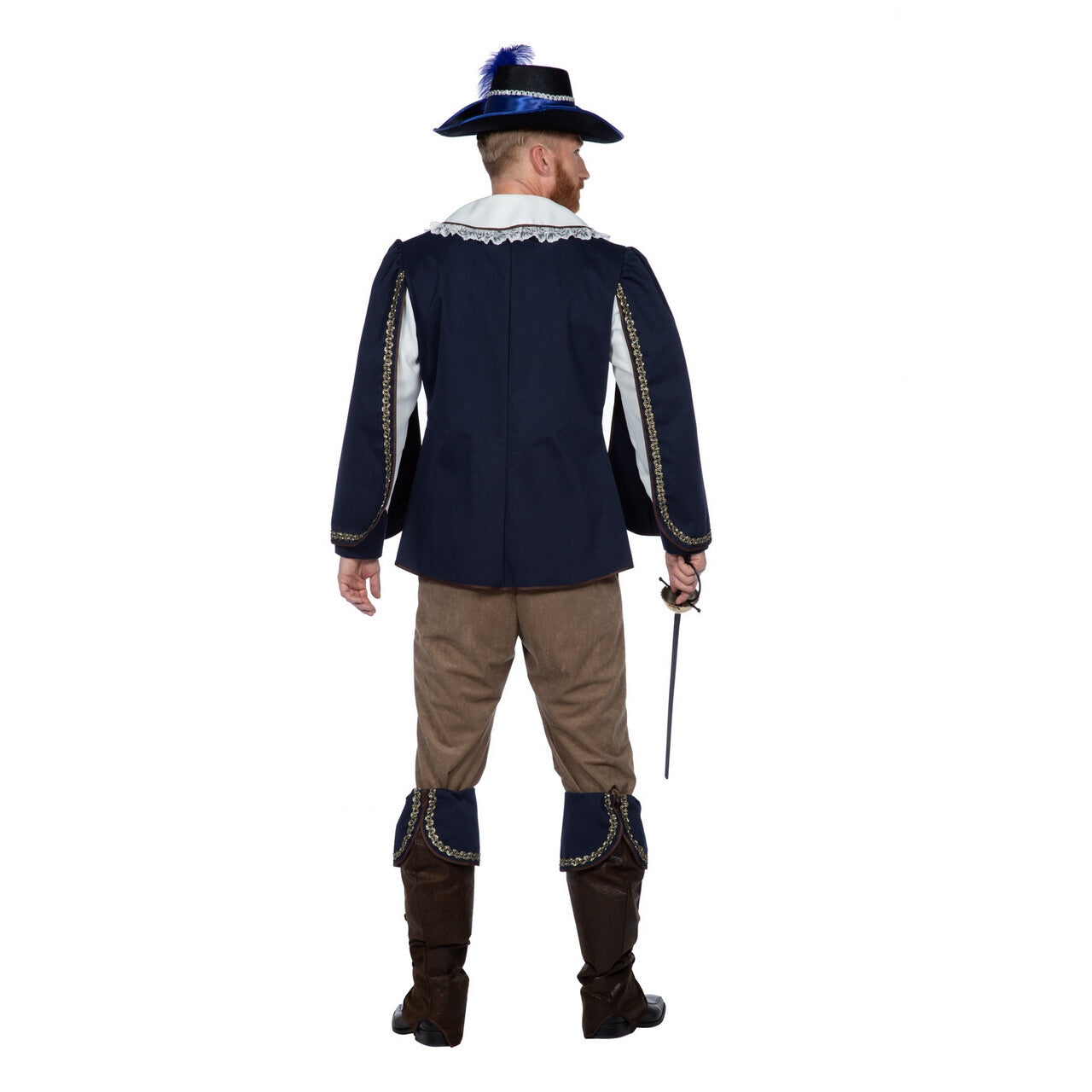 Op deze afbeelding zie je een Kostuums, van het merk Wilbers. Heldhaftige Musketier Aramis Man Kostuum