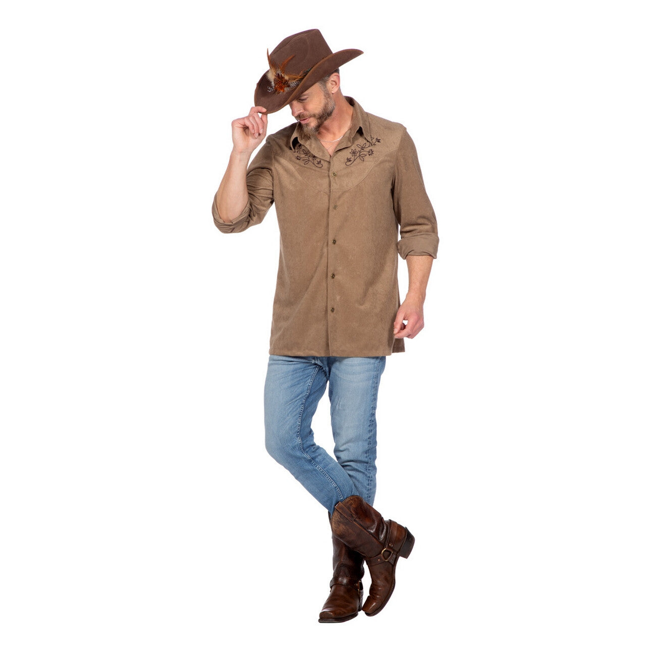 Op deze afbeelding zie je een Kostuums, van het merk Wilbers. Cowboy Billy Bar Man