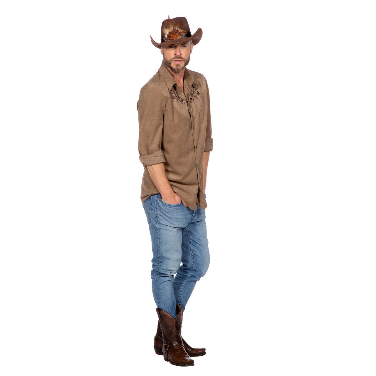 Op deze afbeelding zie je een Kostuums, van het merk Wilbers. Cowboy Billy Bar Man