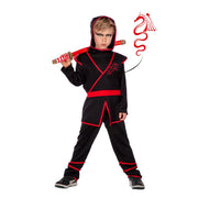 Op deze afbeelding zie je een Kostuums, van het merk Wilbers. Brad Lee Ninja Jongen Kostuum