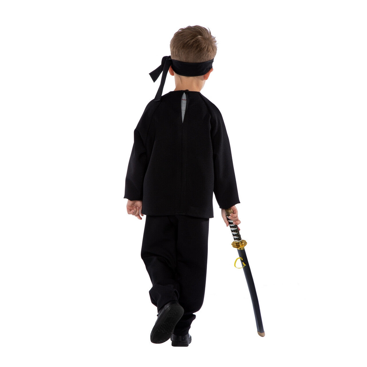 Op deze afbeelding zie je een Kostuums, van het merk Wilbers. Megasnelle Martial Arts Ninja Jongen Kostuum
