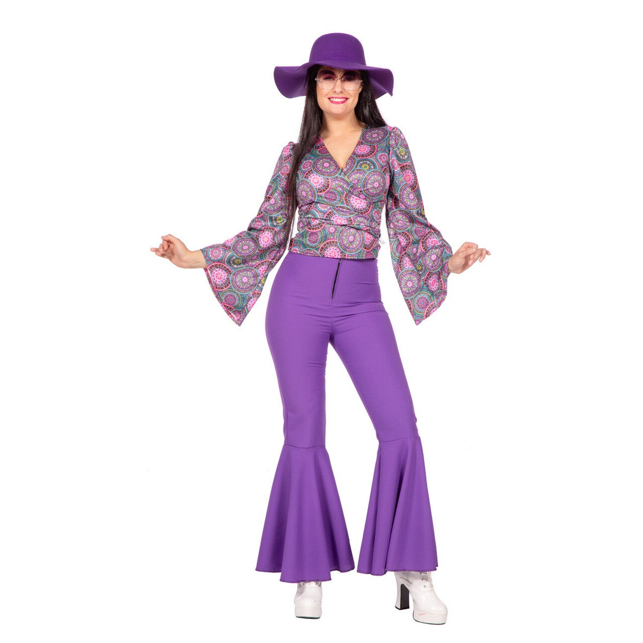 Op deze afbeelding zie je een Kostuums, van het merk Wilbers. Flower Powerhouse Blouse Louise Vrouw