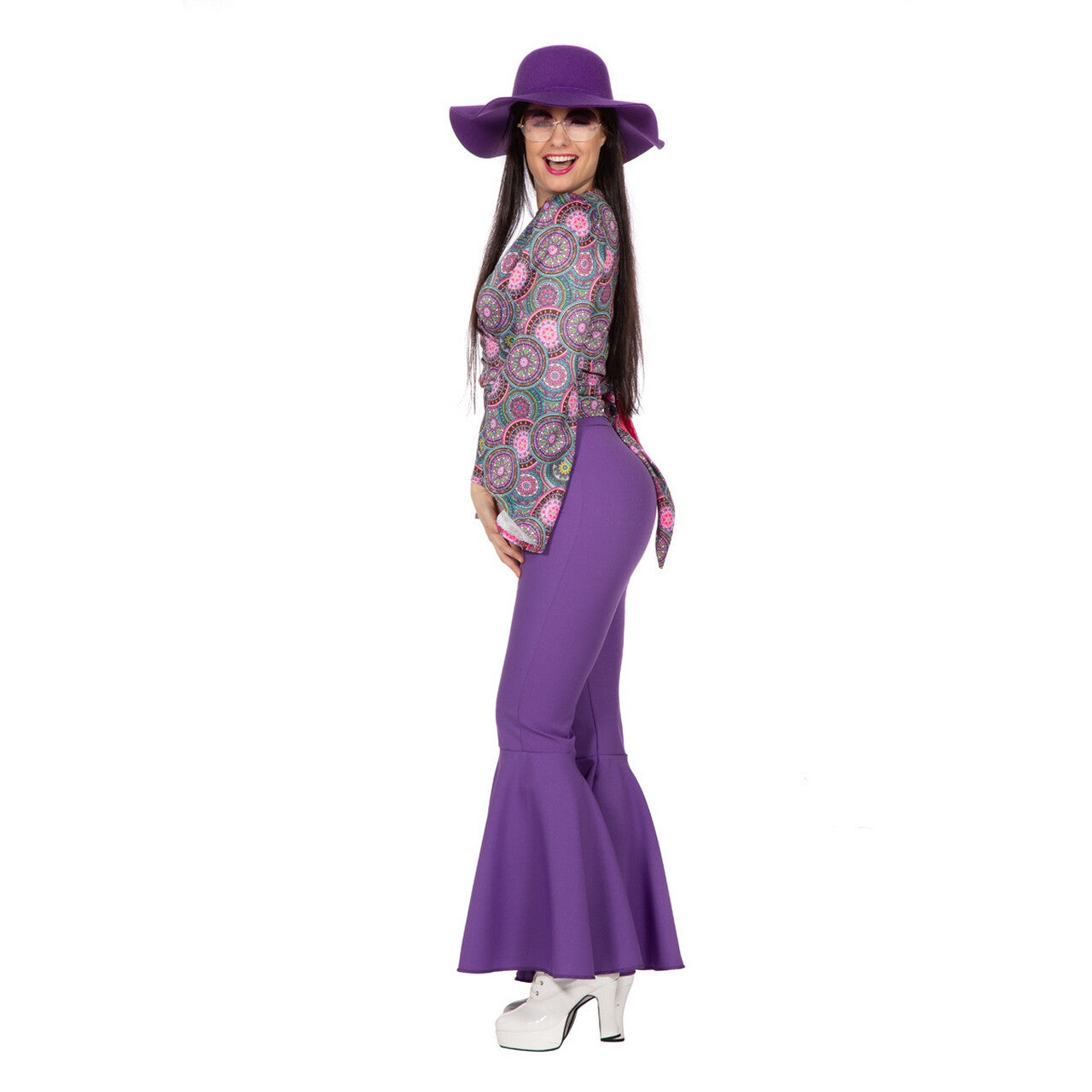 Op deze afbeelding zie je een Kostuums, van het merk Wilbers. Flower Powerhouse Blouse Louise Vrouw