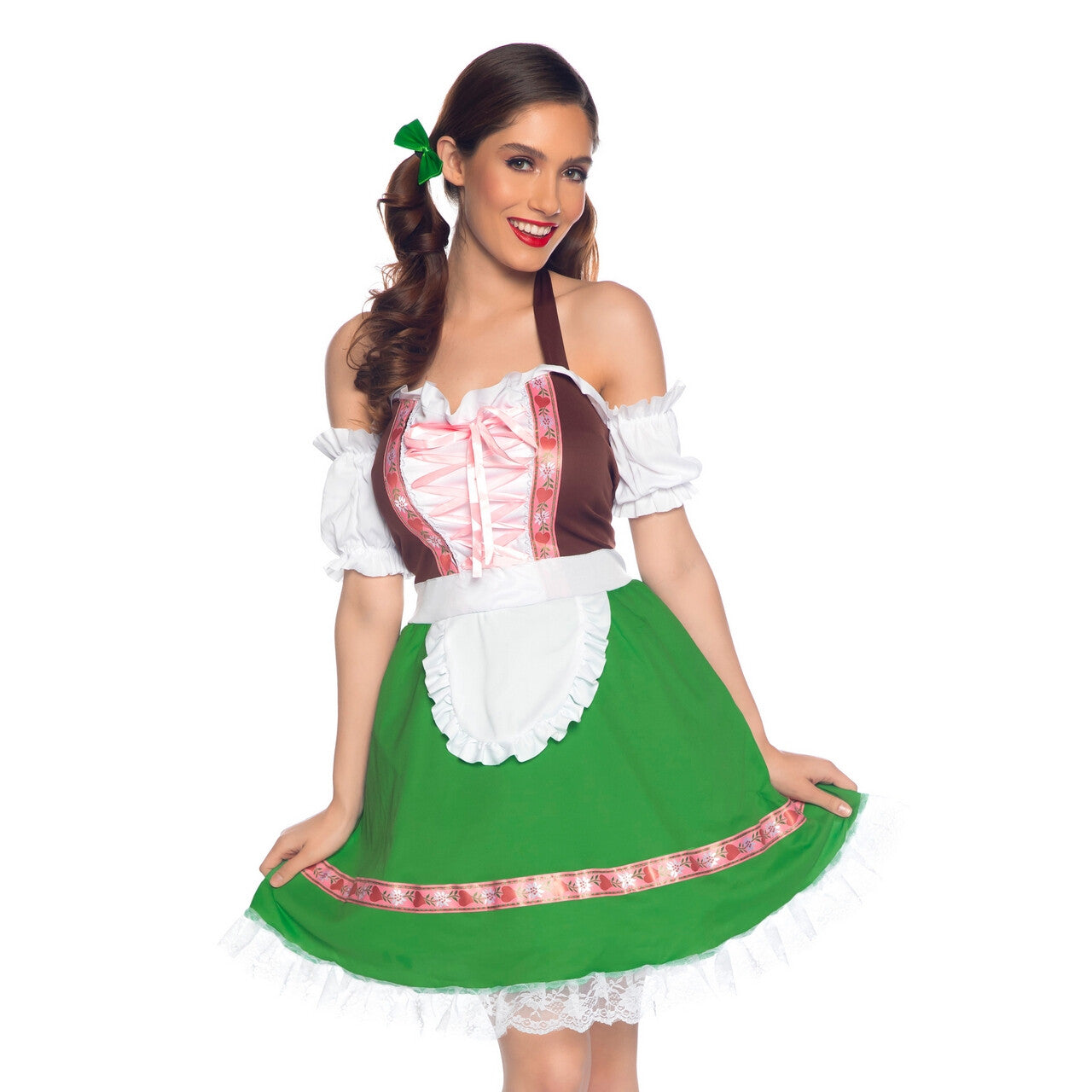 Op deze afbeelding zie je een Kostuums, van het merk Wonderland. Diana Dartele Duitse Dirndl Oktoberfest Vrouw Kostuum